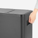 Soptunna Med Pedal 40 Liter 2 Innerhinkar För Källsortering Lindo L Pris