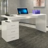 Modernt skrivbord med 3 lådor 160x60x75cm Kontor New Selina Basic Rea