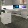 Skrivbord 160x60x90cm 3 lådor med övre hylla Kontor New Selina S Plus Rabatter