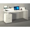 Skrivbord 160x60x90cm 3 lådor med övre hylla Kontor New Selina S Plus 