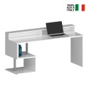 Modernt Skrivbord För Hem Och Kontor 180x60x92,5cm Övre Hylla Esse 2 Plus Katalog