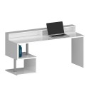 Modernt Skrivbord För Hem Och Kontor 180x60x92,5cm Övre Hylla Esse 2 Plus 