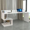 Modernt Skrivbord För Hem Och Kontor 180x60x92,5cm Övre Hylla Esse 2 Plus 