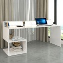 Modernt Skrivbord För Hem Och Kontor 180x60x92,5cm Övre Hylla Esse 2 Plus Modell