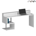 Modernt Skrivbord För Hem Och Kontor 180x60x92,5cm Övre Hylla Esse 2 Plus Erbjudande