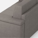 3-sits soffa i tyg 208cm modern stil vardagsrum Marrak 180 