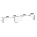 Förlängningsbänk 66-290cm för matbord konsolbord Pratika A 