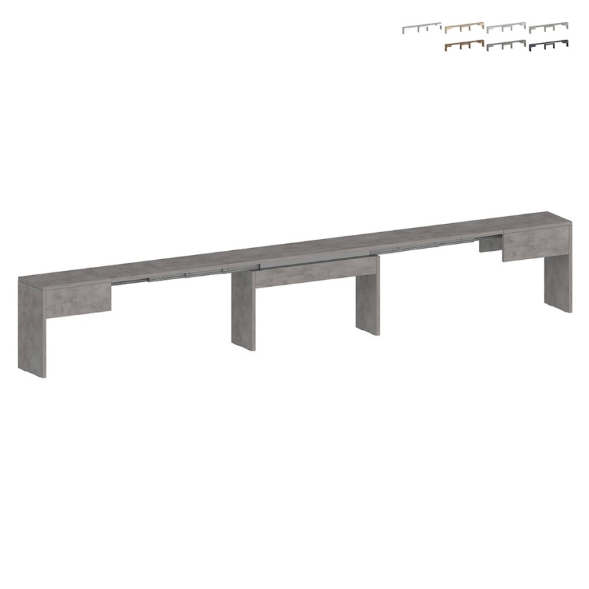 Bänk för utdragbart matbord förlängningsbart konsolbord 66-290cm Pratika B Försäljning