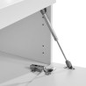 TV-bänk med 2 dörrar 1 fällbar lucka 220x40x35cm modern elegant Novo Mått