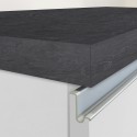 Köksö 3 Dörrar Modern Stil 155x90x90cm 3 sittplatser Deaton 