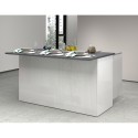Köksö 3 Dörrar Modern Stil 155x90x90cm 3 sittplatser Deaton 