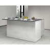 Köksö 3 Dörrar Modern Stil 155x90x90cm 3 sittplatser Deaton 