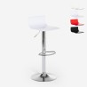 Transparent vridbar barstol modern design metall bar kök Juneau Försäljning