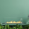 Modern bioetanolbrännare bordskamin med glas Athos Försäljning