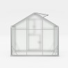 Växthus trädgård aluminium polykarbonat 220x150-220-290x205h Sanus M Rabatter