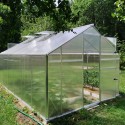 Växthus trädgård aluminium polykarbonat 220x150-220-290x205h Sanus M Mått