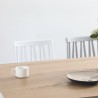 Rektangulärt matbord i trä 120x80cm vitt Ennis Erbjudande