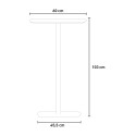Högt kvadratiskt bord 60x60cm för barstolar modern stil Arven Val