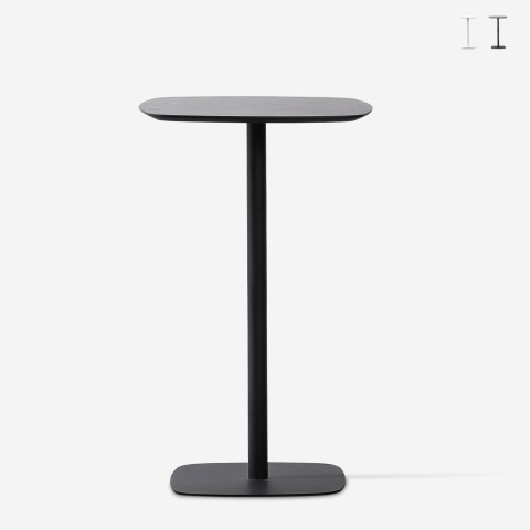 Högt kvadratiskt bord 60x60cm för barstolar modern stil Arven Kampanj
