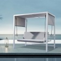 Hammock för trädgård i aluminium 3 sovplatser med stort soltak Mirage Rabatter