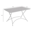 Rektangulärt hopfällbart bord 120x70cm för trädgård och bar Plan Försäljning