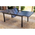 Utdragbart modernt matbord för trädgård 150-210x95cm Hilda Rea