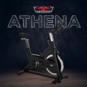 Spinbike svänghjul 18 kg professionell fit bike inomhuscykling Athena Pris