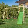Lekplats trädgård barn rutschkana dubbelgunga klättring Funny-3 DS Bestånd