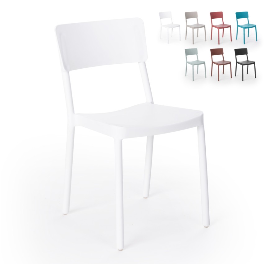 Stol polypropen modern design för kök bar restaurang trädgård Liner 