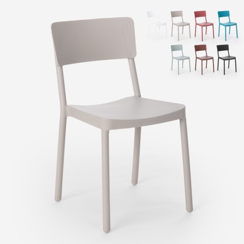 Stol polypropen modern design för kök bar restaurang trädgård Liner Kampanj