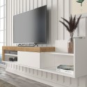 Vägghängd TV-Bänk 1 dörr och hylla 180x32x42cm modern design Trella Kostnad