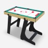 Multifunktionellt hopfällbart 3in1 biljardbord bord pingisbord hockeybord Texas Rabatter