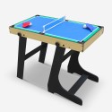 Multifunktionellt hopfällbart 3in1 biljardbord bord pingisbord hockeybord Texas Kampanj