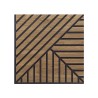 10 X Dekorativ akustikpanel 58x58cm Valnötsträ Deco AN Kampanj