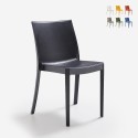 Stapelbar stol i polypropen för utomhus trädgård bar restaurang Perla BICA Katalog
