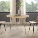Runt matbord i trä 80 cm design Frajus Försäljning