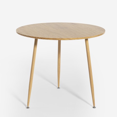 Runt matbord i trä 80 cm design Frajus Kampanj