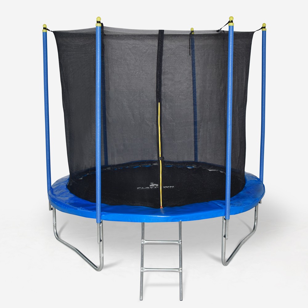 Studsmatta för barn i trädgården 245cm trampolin Dyngo L