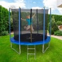 Studsmatta för barn i trädgården 245cm trampolin Dyngo L Försäljning
