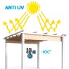 Extratak till paviljong 300x300cm Firenze UV Moon ersättningstak Katalog