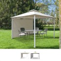 Paviljong 3,3x3,3 meter Trädgård Bar Veranda Pagod Marknad Antigua uv Rea