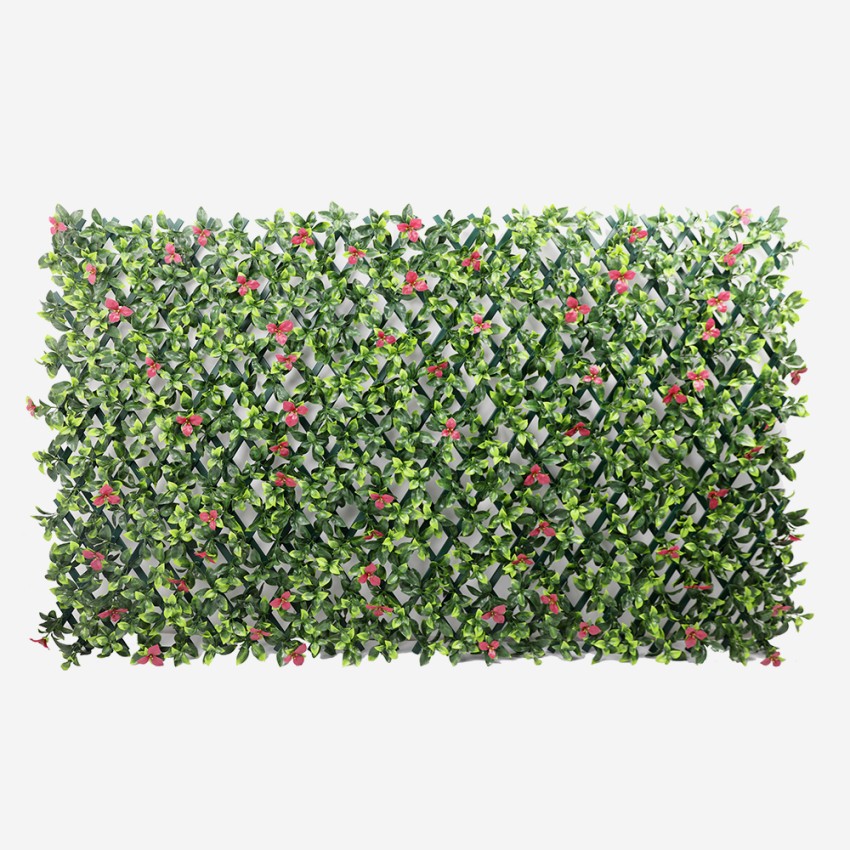 Konstgjord trädgårdshäck, utdragbar spaljé 200x100cm växter Salix Kampanj Konstgjord trädgårdshäck, utdragbar spaljé 200x100cm växter Salix Kampanj