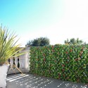 Konstgjord trädgårdshäck, utdragbar spaljé 2x1m växter Salix Försäljning