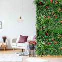 Konstgjord vintergrön häck 100x100cm 3D trädgårdsväxter Lemox Erbjudande