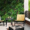 Realistisk konstgjord häck 100x100cm 3D-växter utomhus trädgård Ilex Försäljning