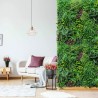 Realistisk konstgjord häck 100x100cm 3D-växter utomhus trädgård Ilex Erbjudande