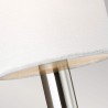 Vägglampa med vit tygskärm Elegant modern Brianna1 Pris