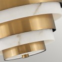 Taklampa vit och guld modern design Echelon Försäljning