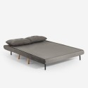 Set med 2-sits bäddsoffa och hopfällbar fåtölj skandinavisk stil Sienna 