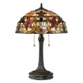 Klassisk bordslampa i Tiffany-stil 2 ljus kontor skrivbord Kami Kampanj